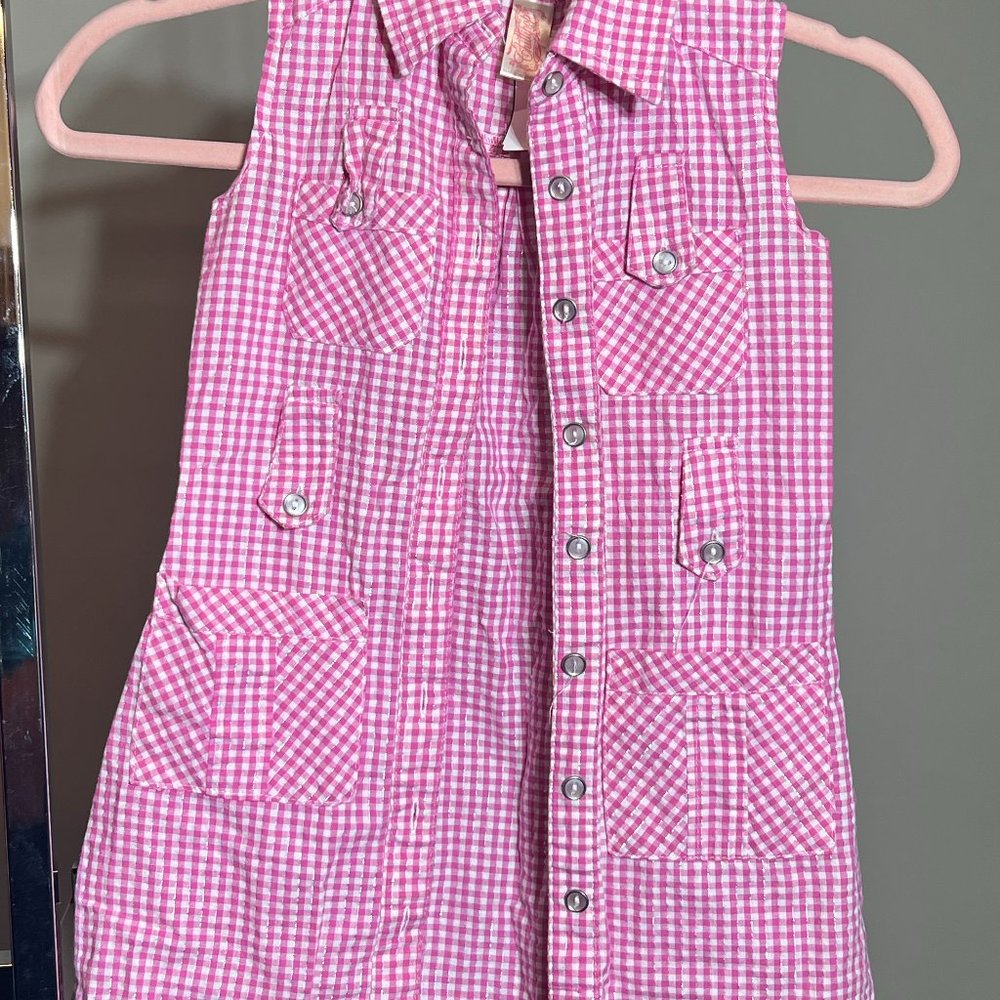 Kids Pink Button down shirt
